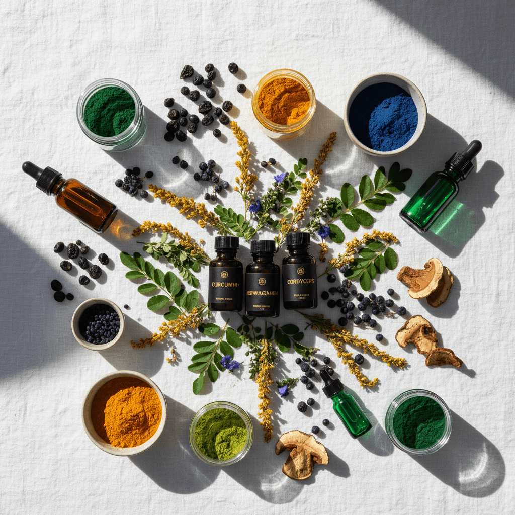 Potentializadores naturais e extratos medicinais concentrados